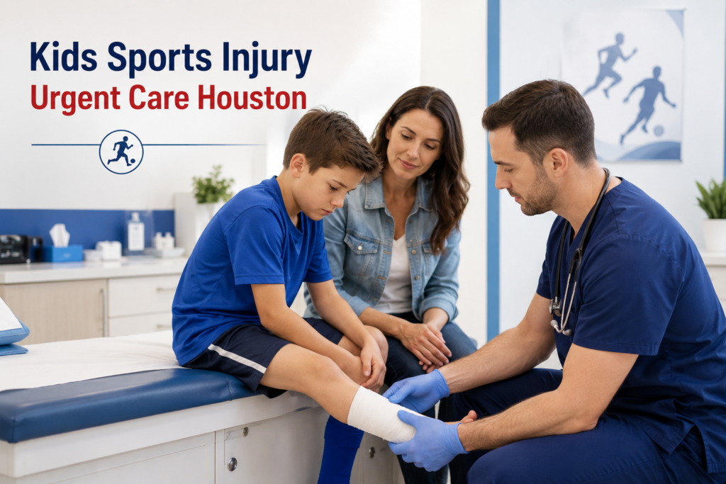 kids sports injury urgent care Houston