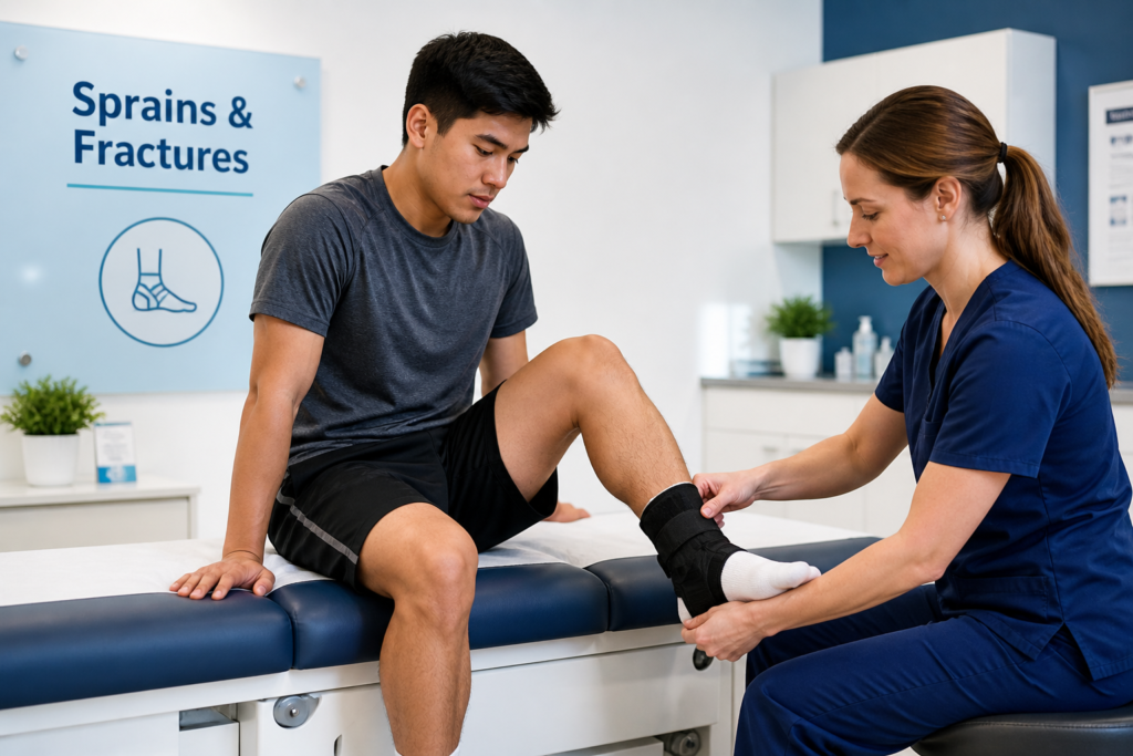 sprains and fractures