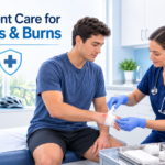 urgent care for cuts and burns